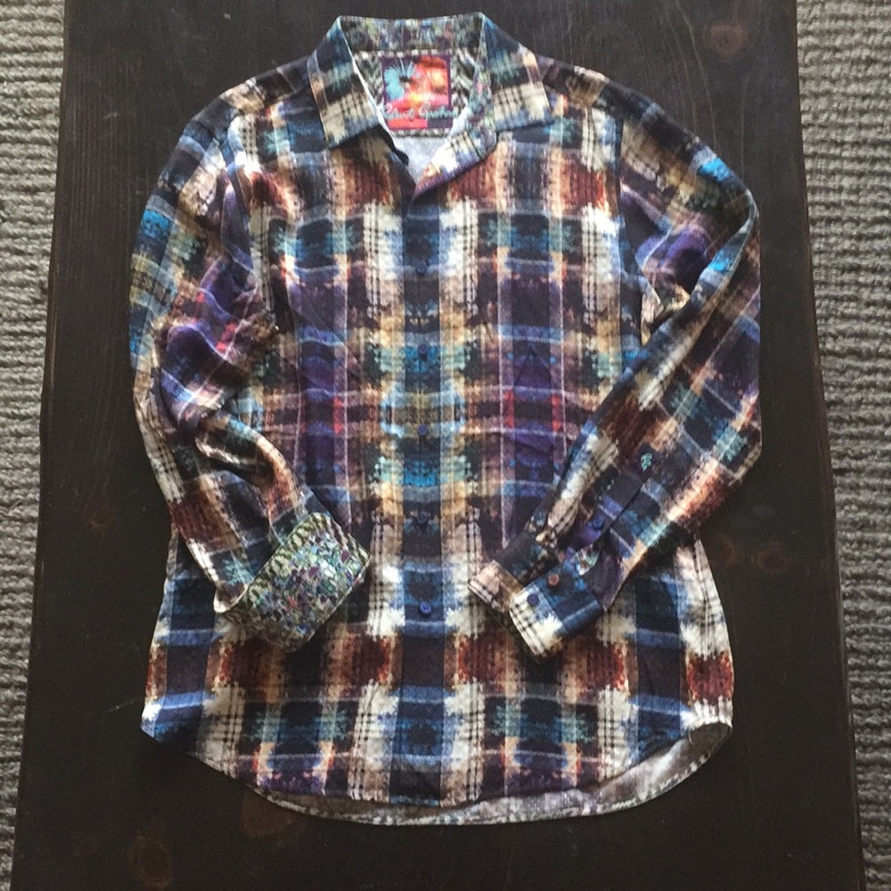 Robert Graham Silk Plaid Button Down